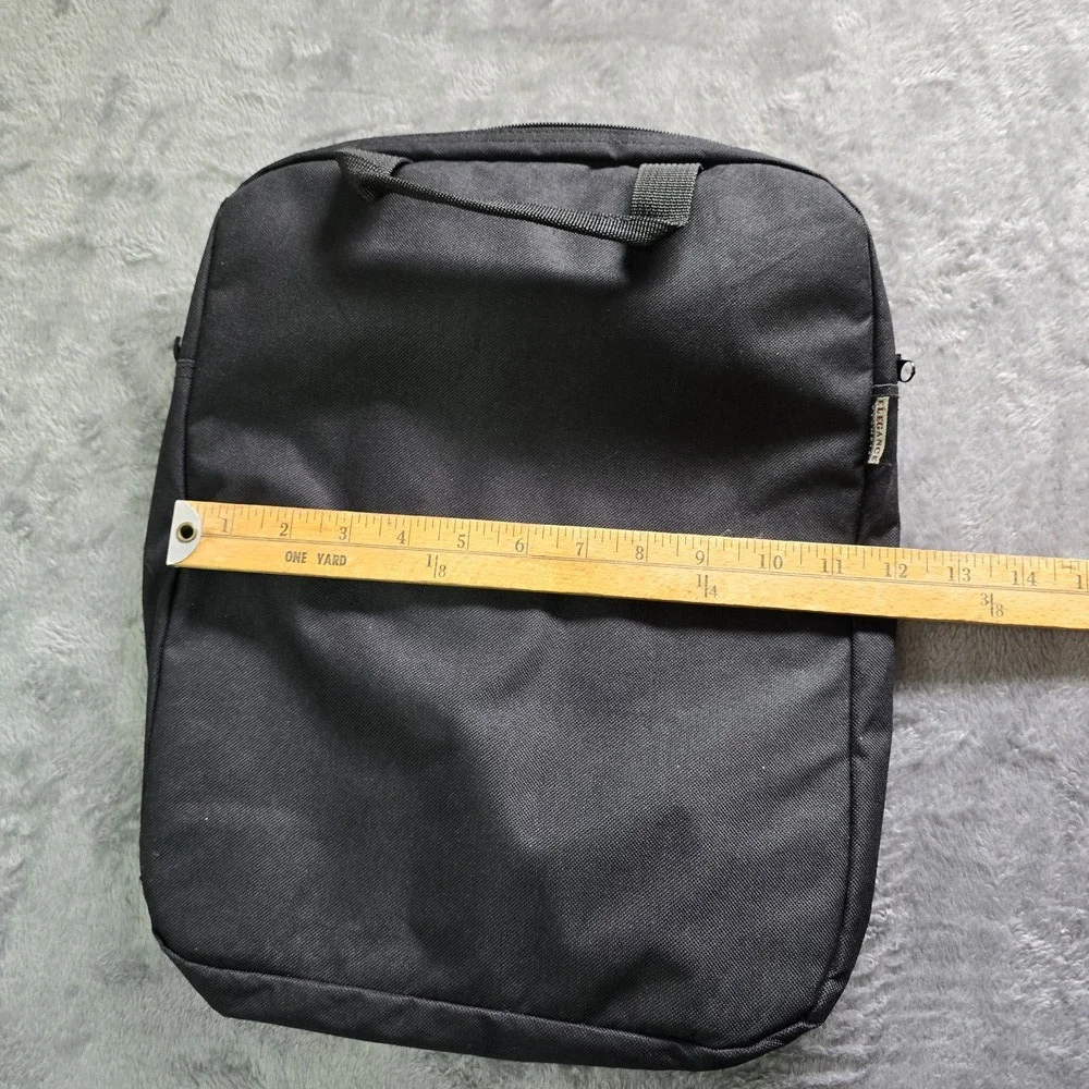 Elegance Olympia Black Padded Laptop Case Bag 16x13 - Picture 5 of 8